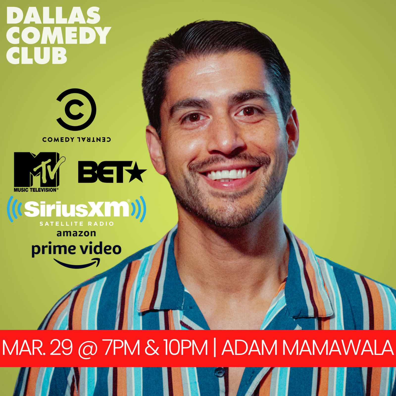 Adam Mamawala at Dallas Comedy Club