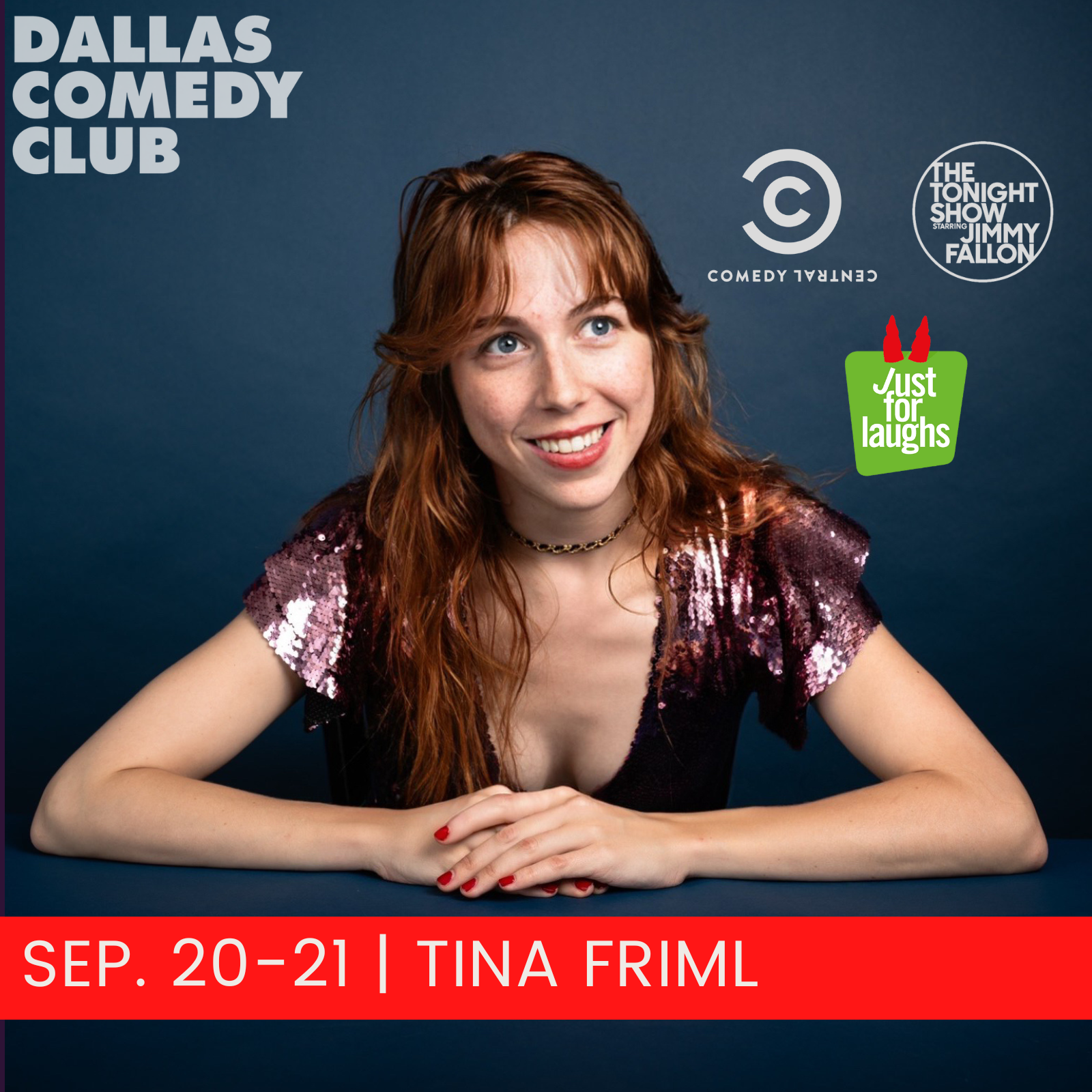 Tina Friml at Dallas Comedy Club