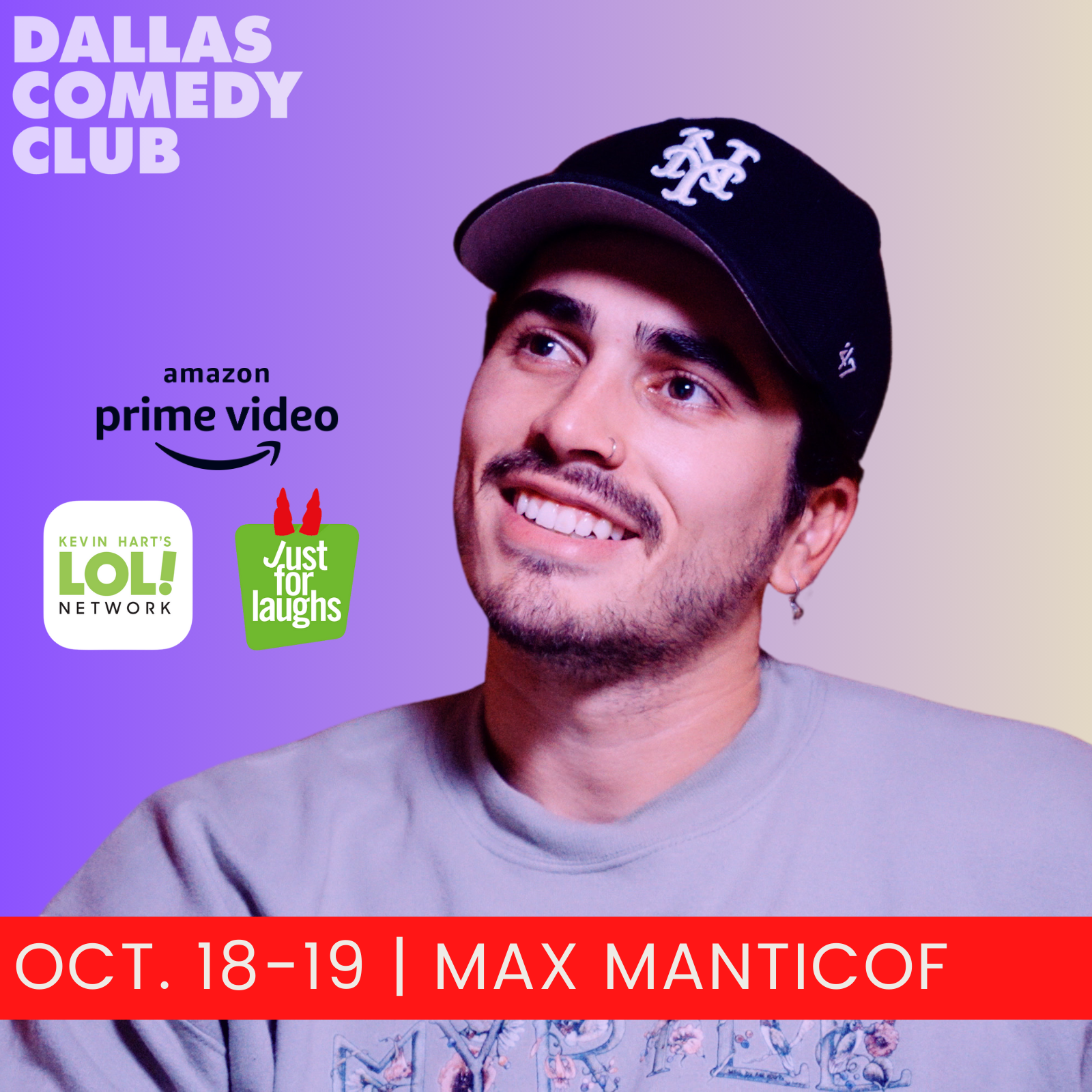 Max Manticof at Dallas Comedy Club