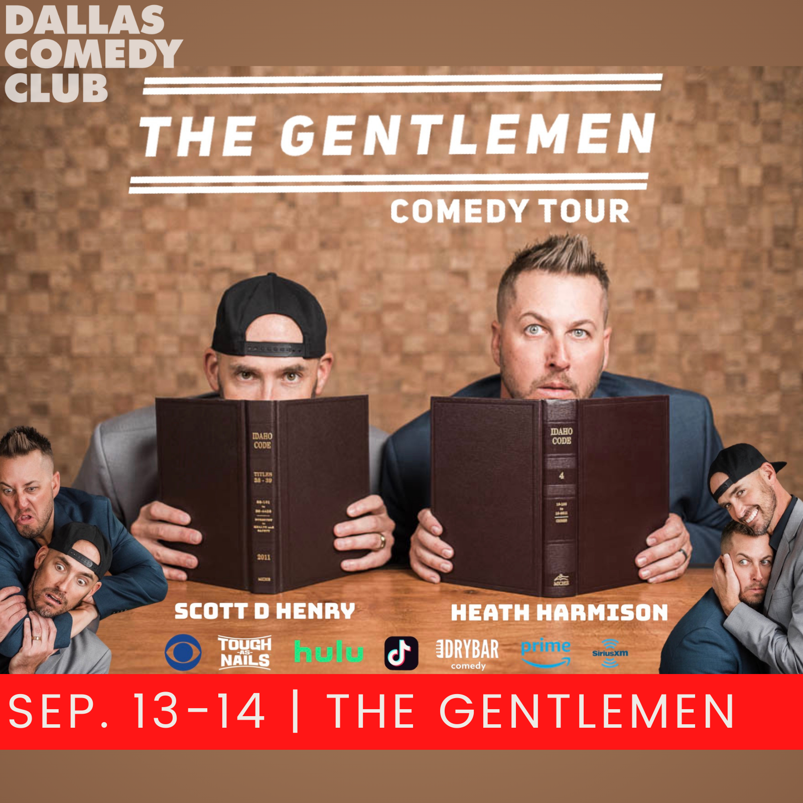 The Gentlemen Comedy Tour with Heath Harmison & Scott D Henry
